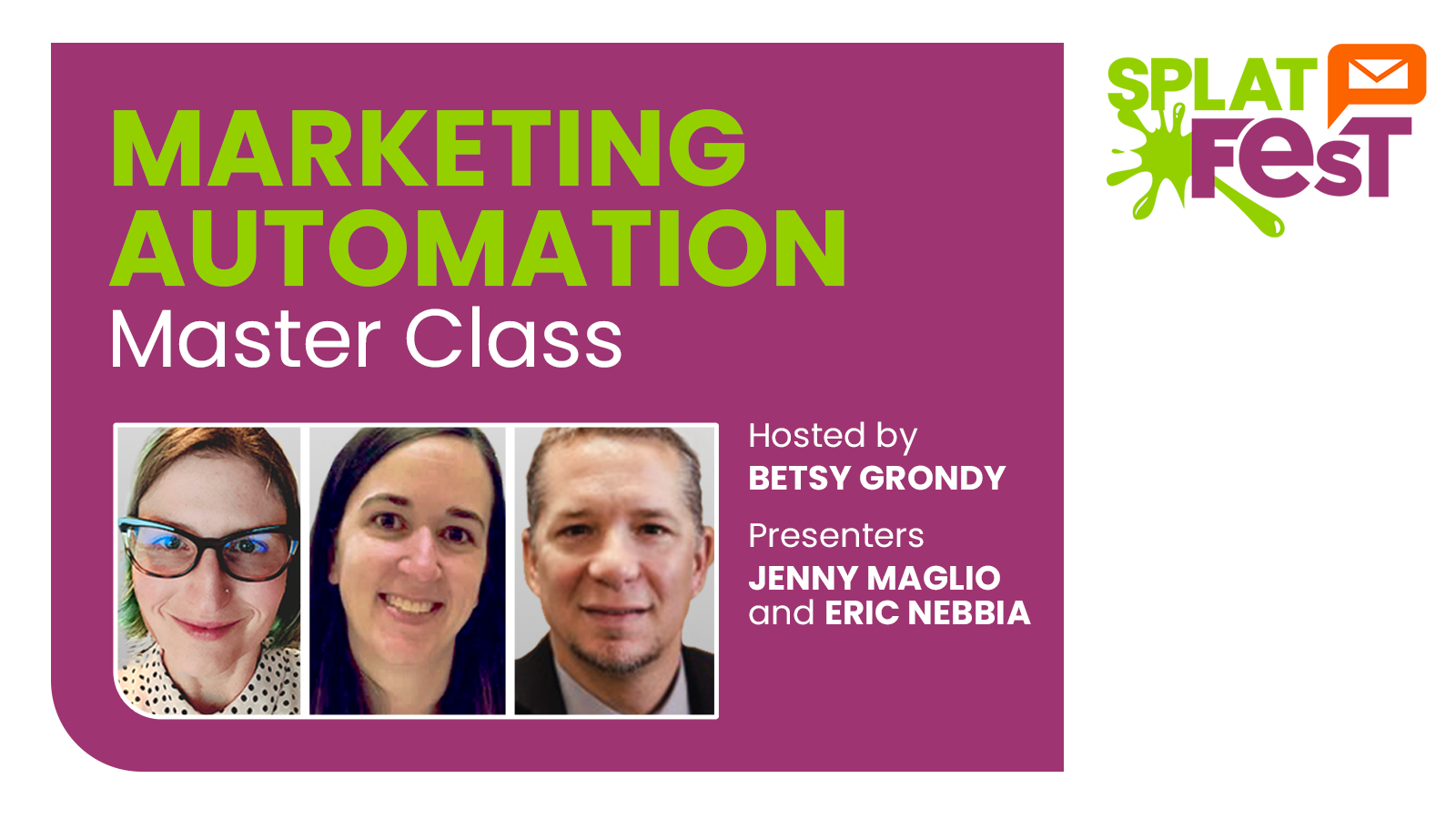 Marketing automation master class hosted by betsy grondy